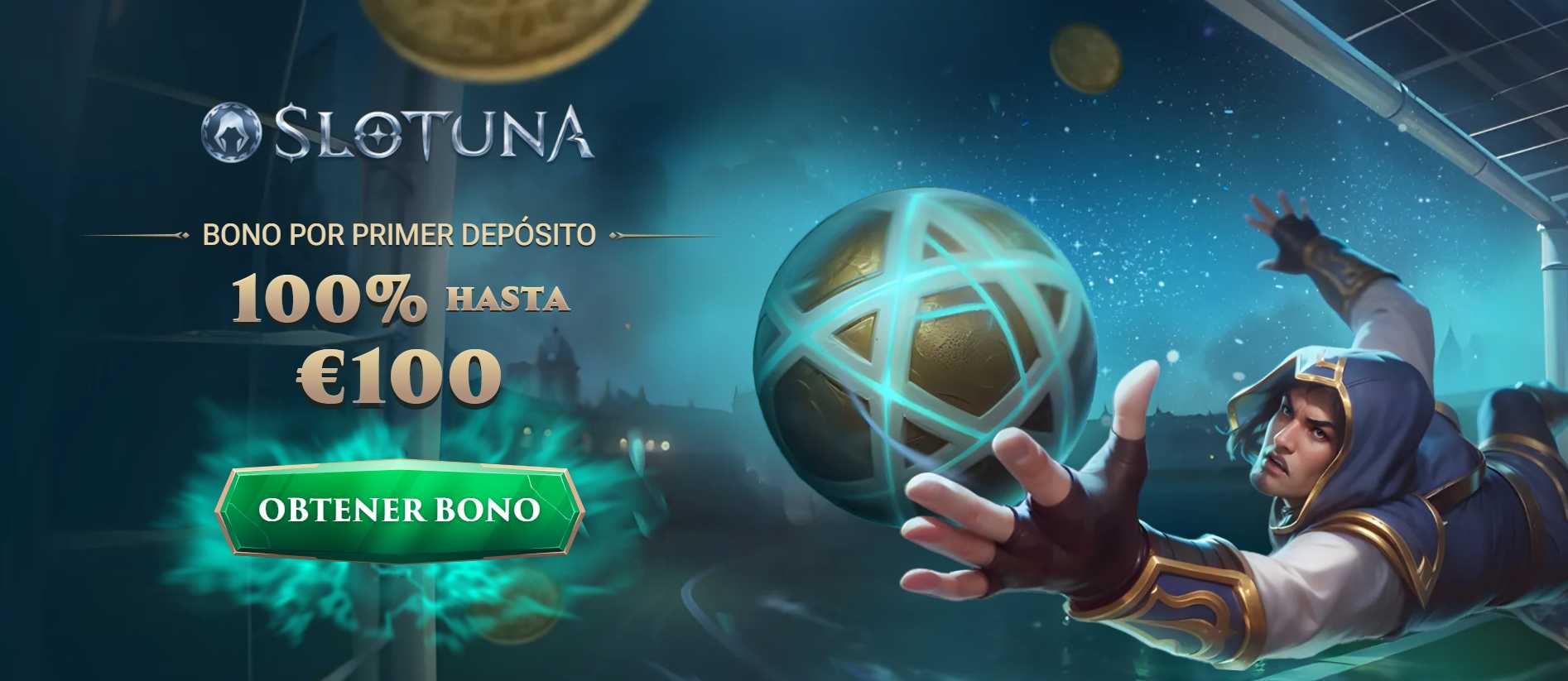 Slotuna bono de bienvenida