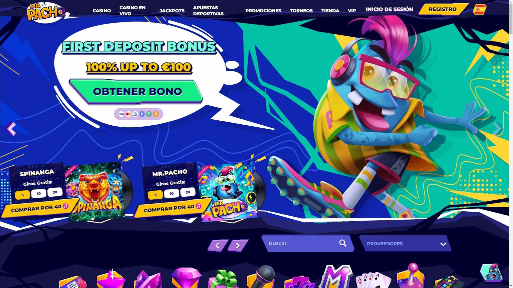 MrPacho Bookmaker Main Page, apuestaes.net
