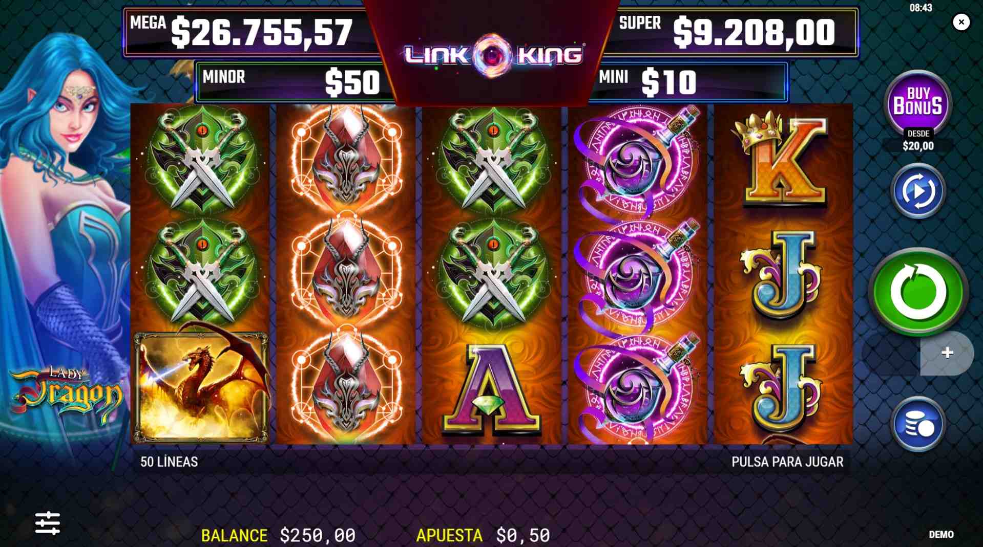 Tragaperras online de magia y dragones