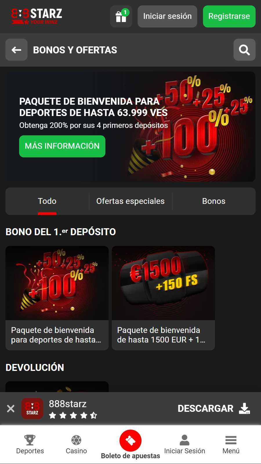 888starz Mobile Free Bets Ve