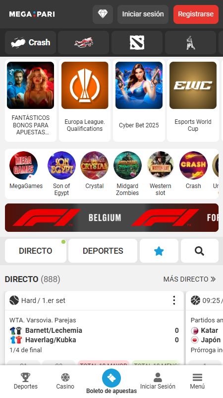 Página principal de Revolition Casino en línea 