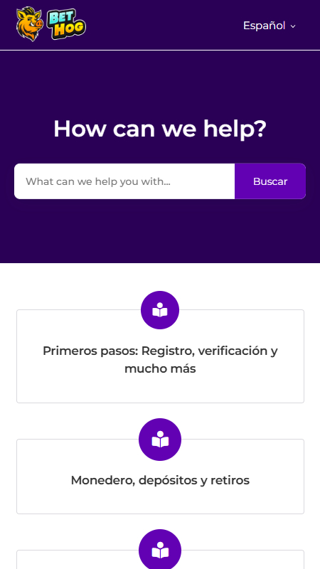 BetHog Atención al cliente