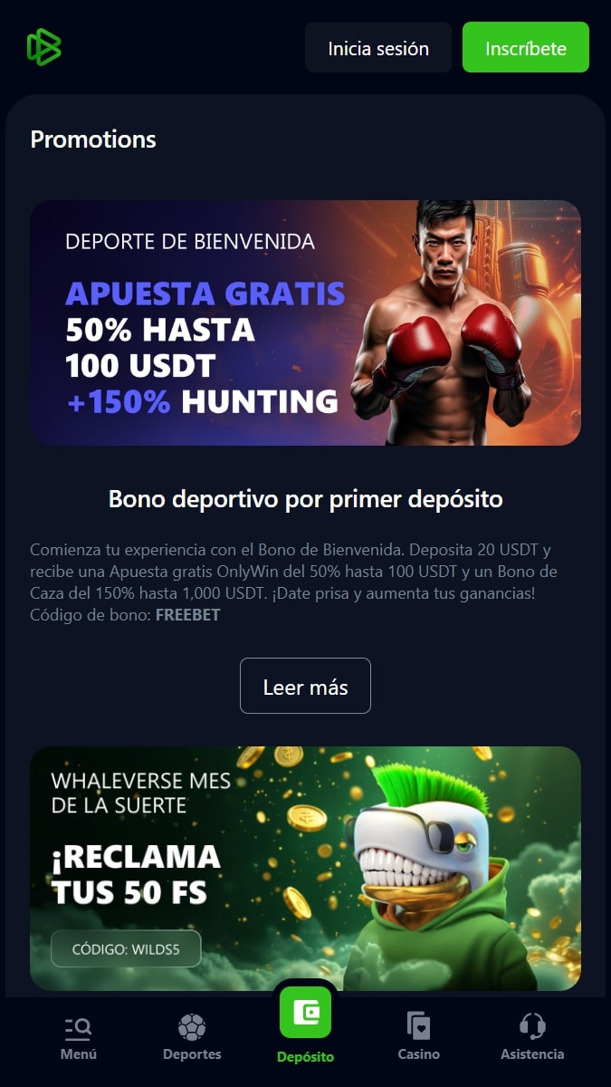 Bets.io bonos y promociones