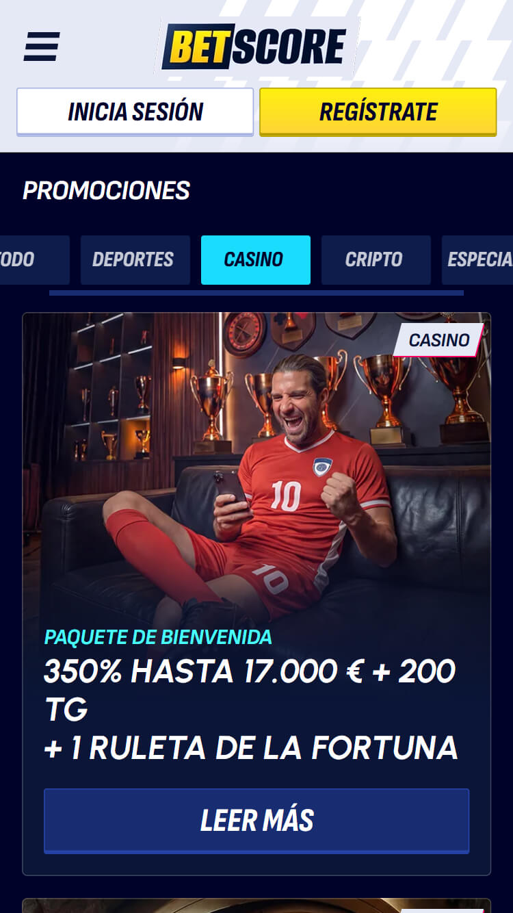 Betscore casino en vivo