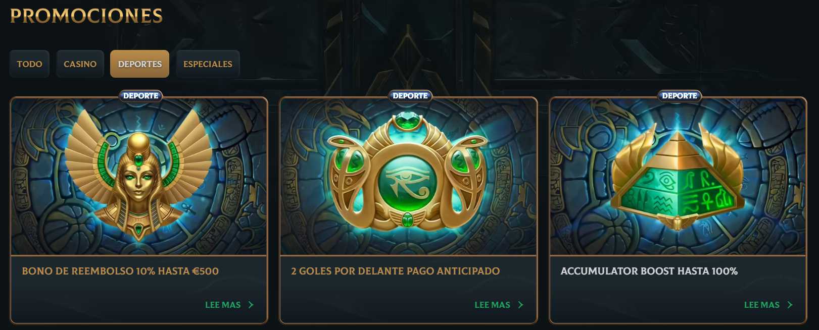 Bonos y promociones de Talismania