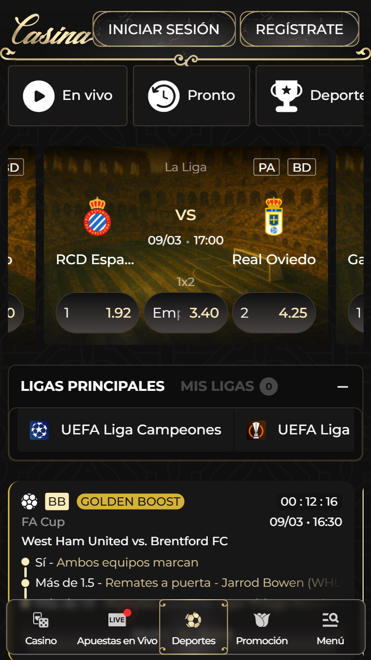 Casina apuestas deportivas