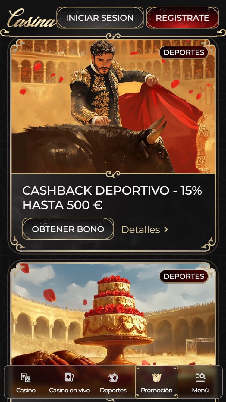 Casina bonos deportes