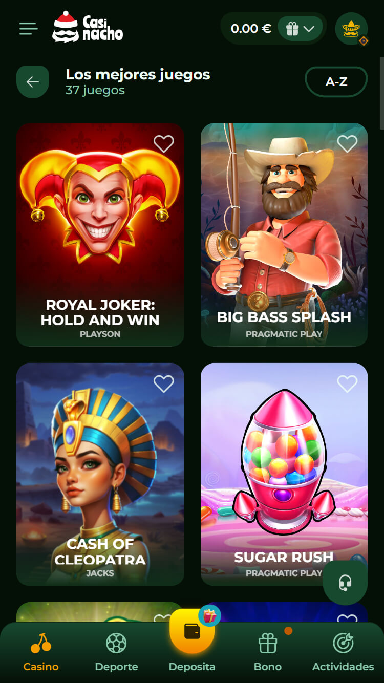 Casinacho juegos de casino