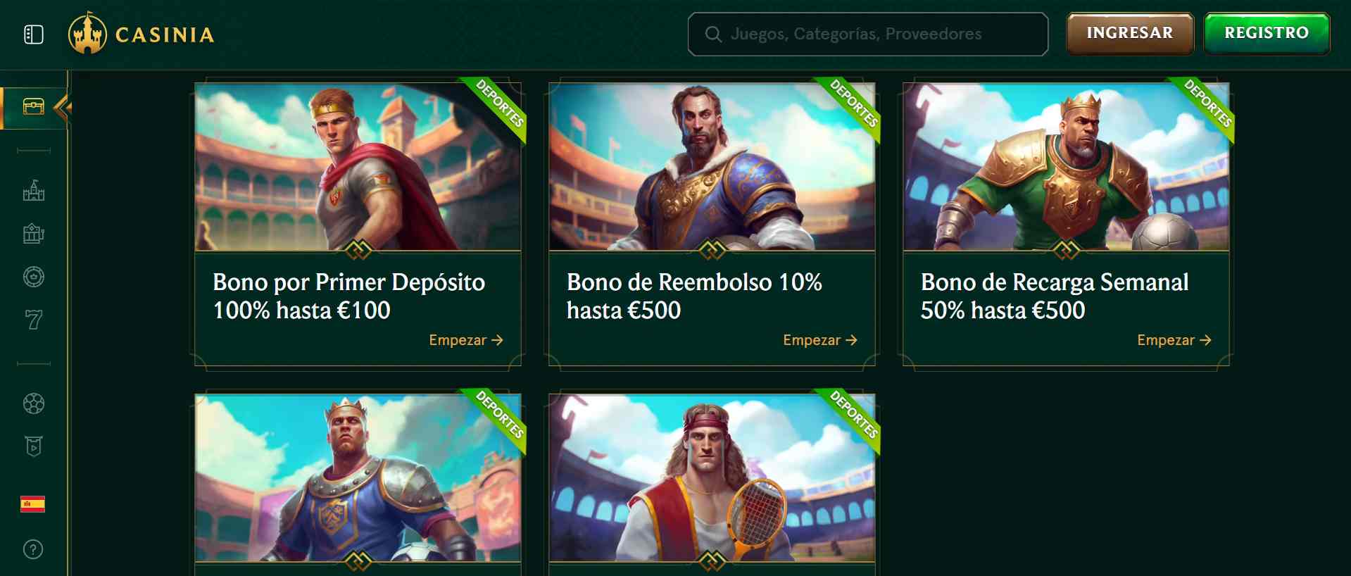 Bonos de Casinia