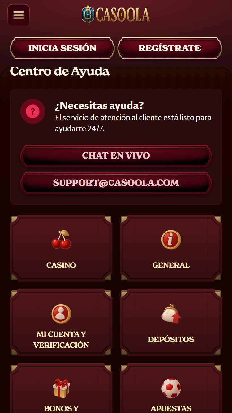 Casoola Centro de ayuda