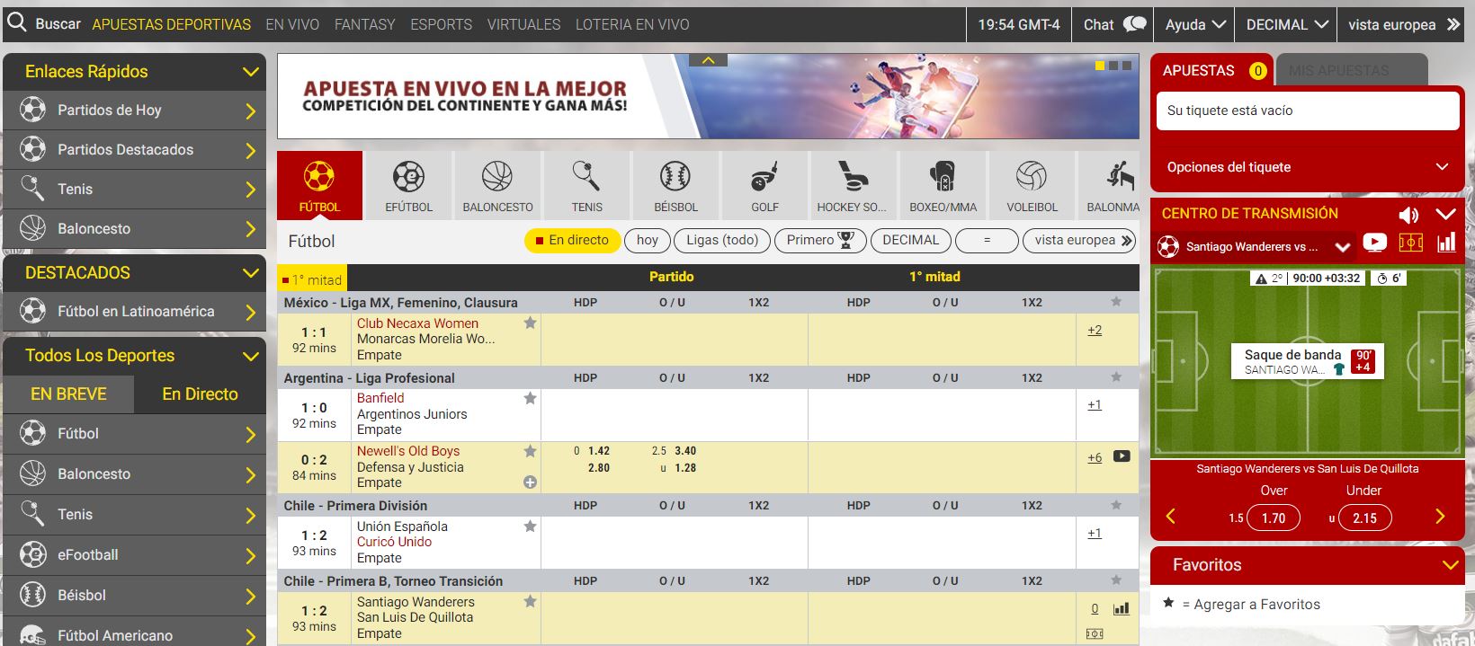 Dafabet apuestas
