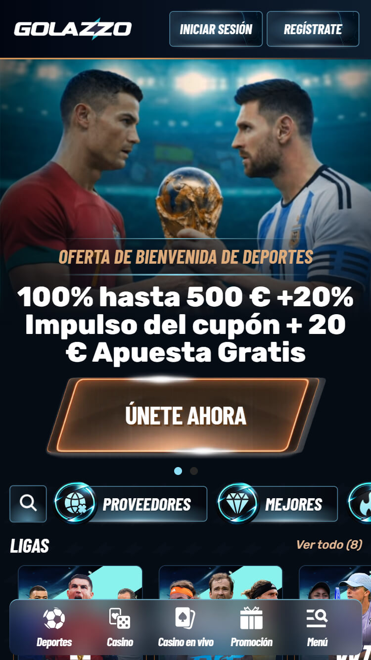 golazzo bono de bienvenidas deportes