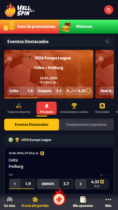 Hellspin Deportes