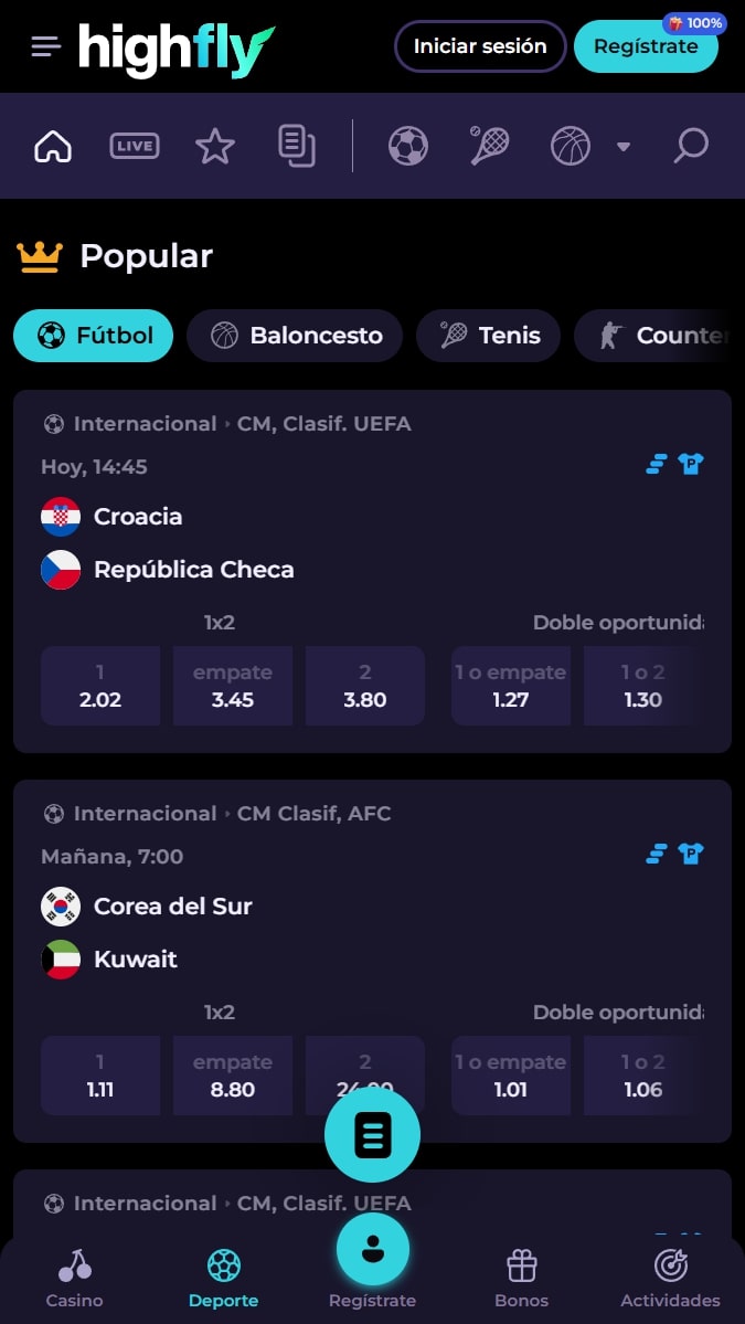 Apuestas de Fútbol