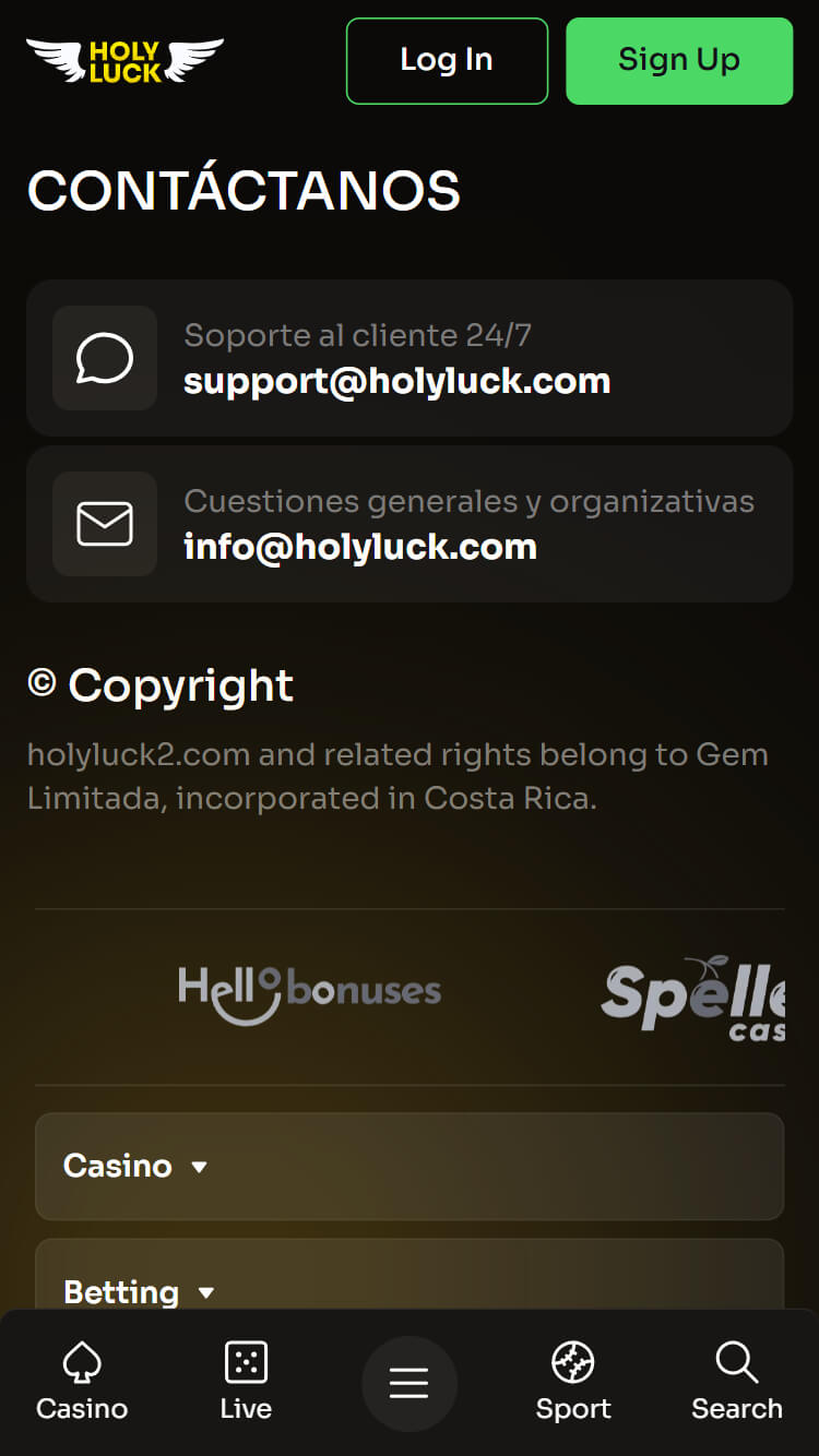 Holyluck atención al cliente