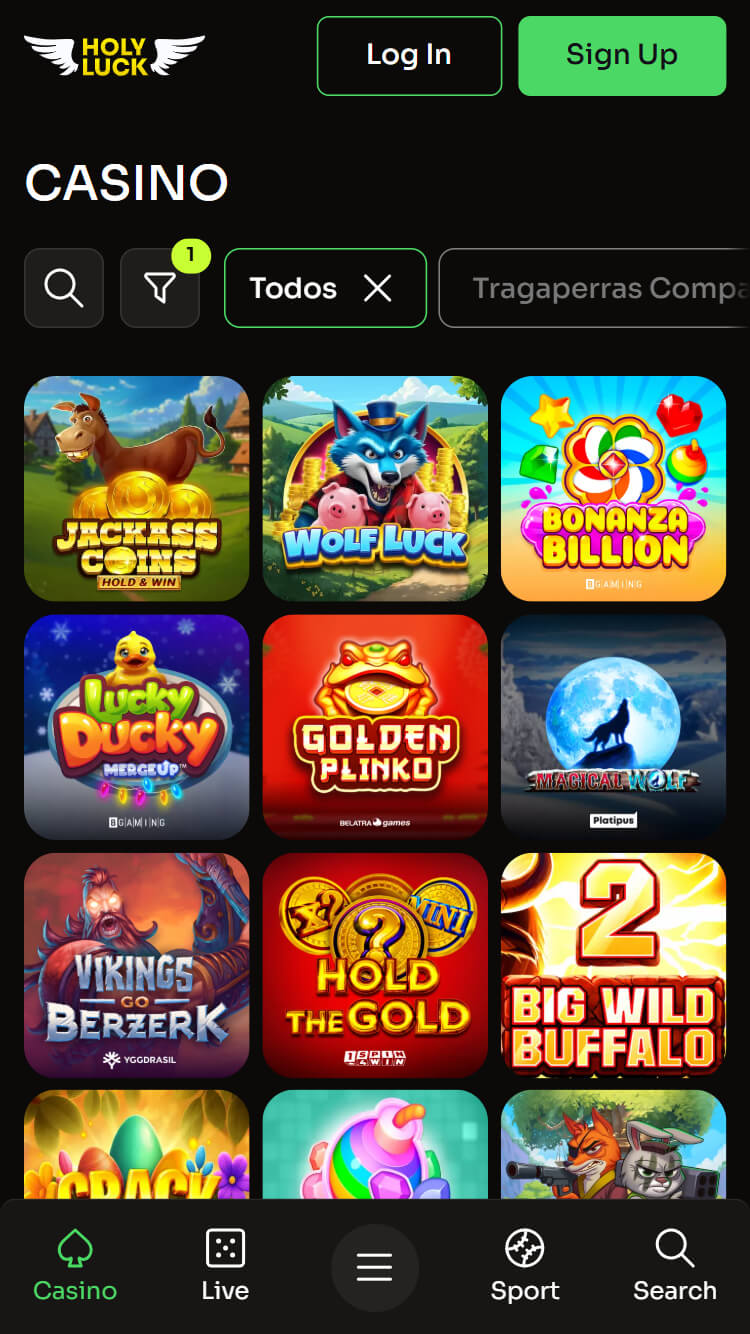 HolyLuck Juegos de casino