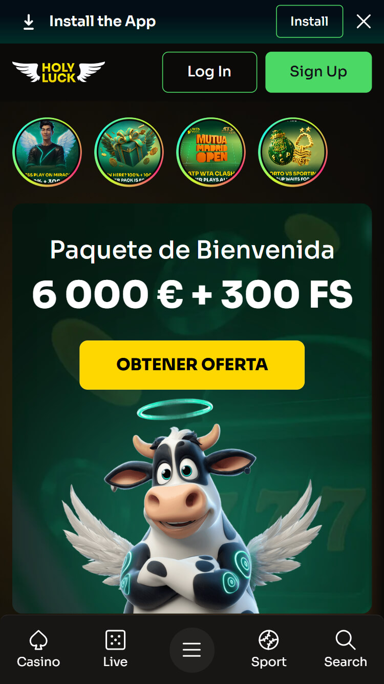 HolyLuck Registro
