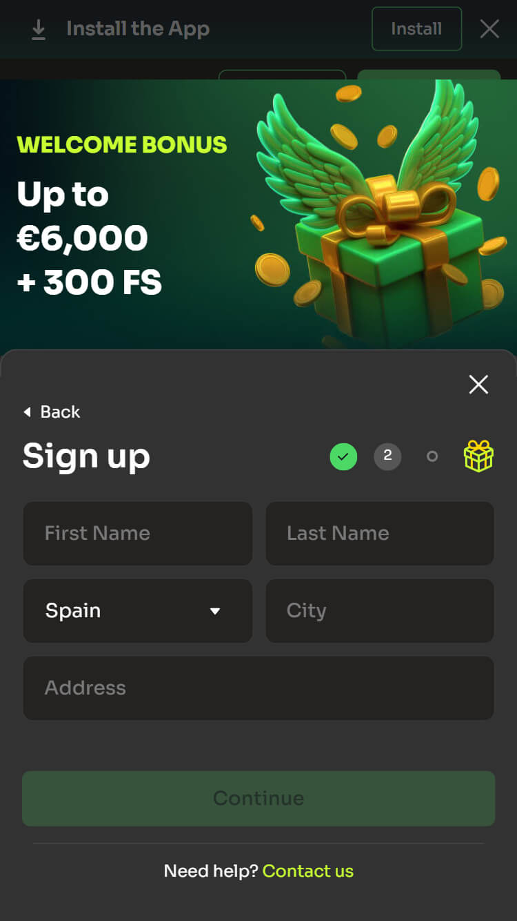HolyLuck Registro