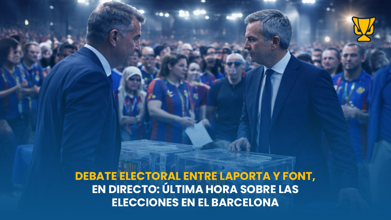 Laporta y Font cierran la campaña del Barça con un debate que convierte el domingo en un plebiscito sobre el modelo de club
