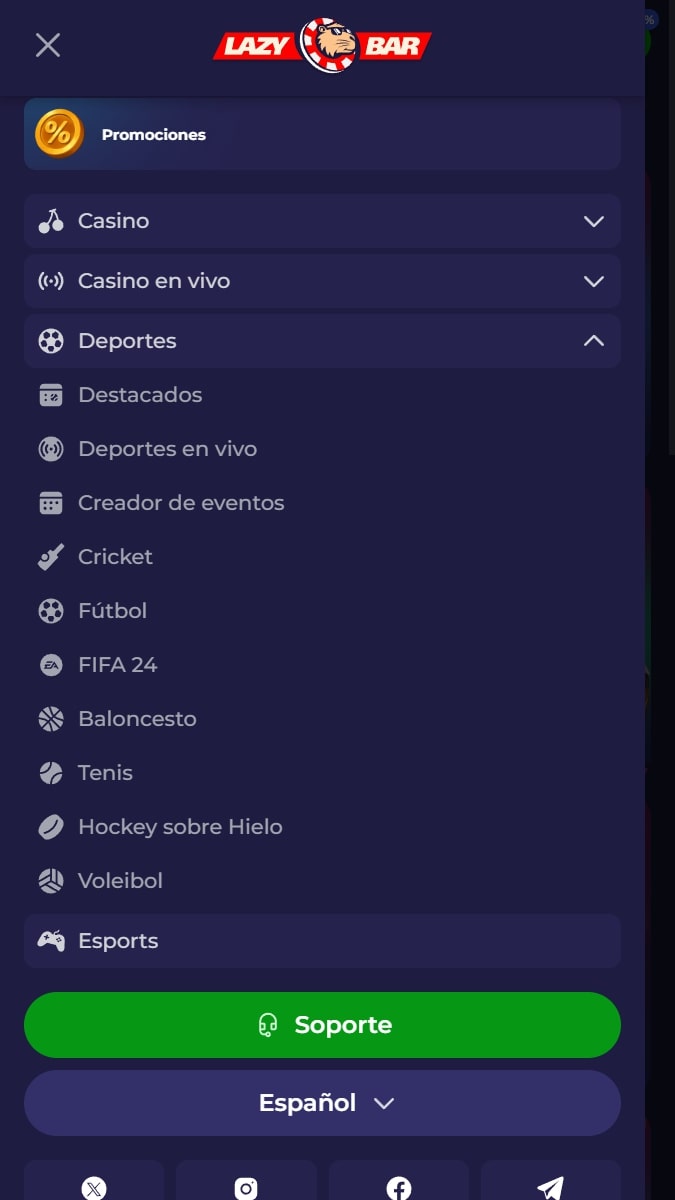 Lazybar casino online