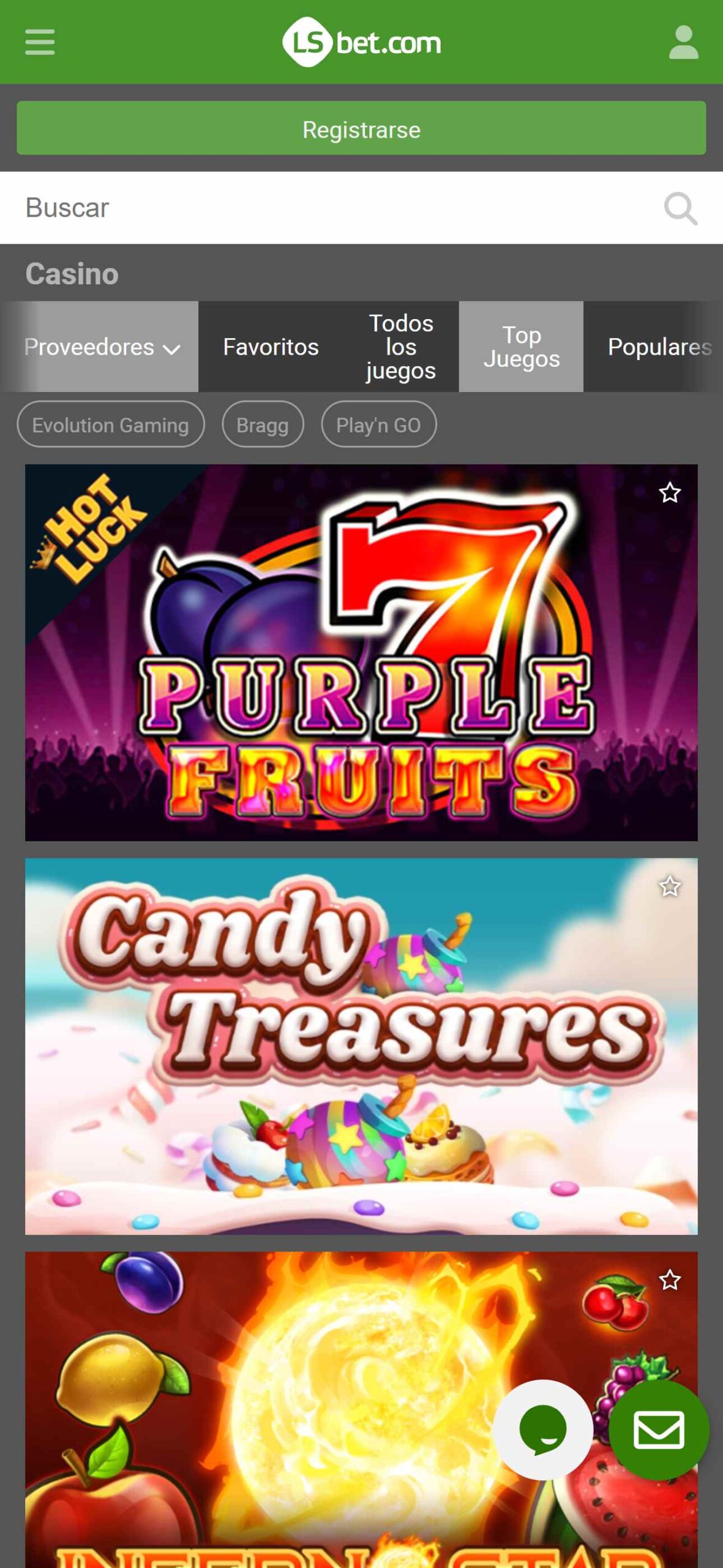 LSBet Casino Games (mobile), apuestaes.net