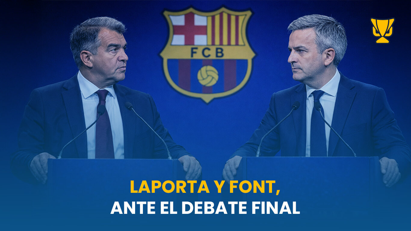 Laporta y Font se juegan el último golpe de efecto antes de las urnas del Barça