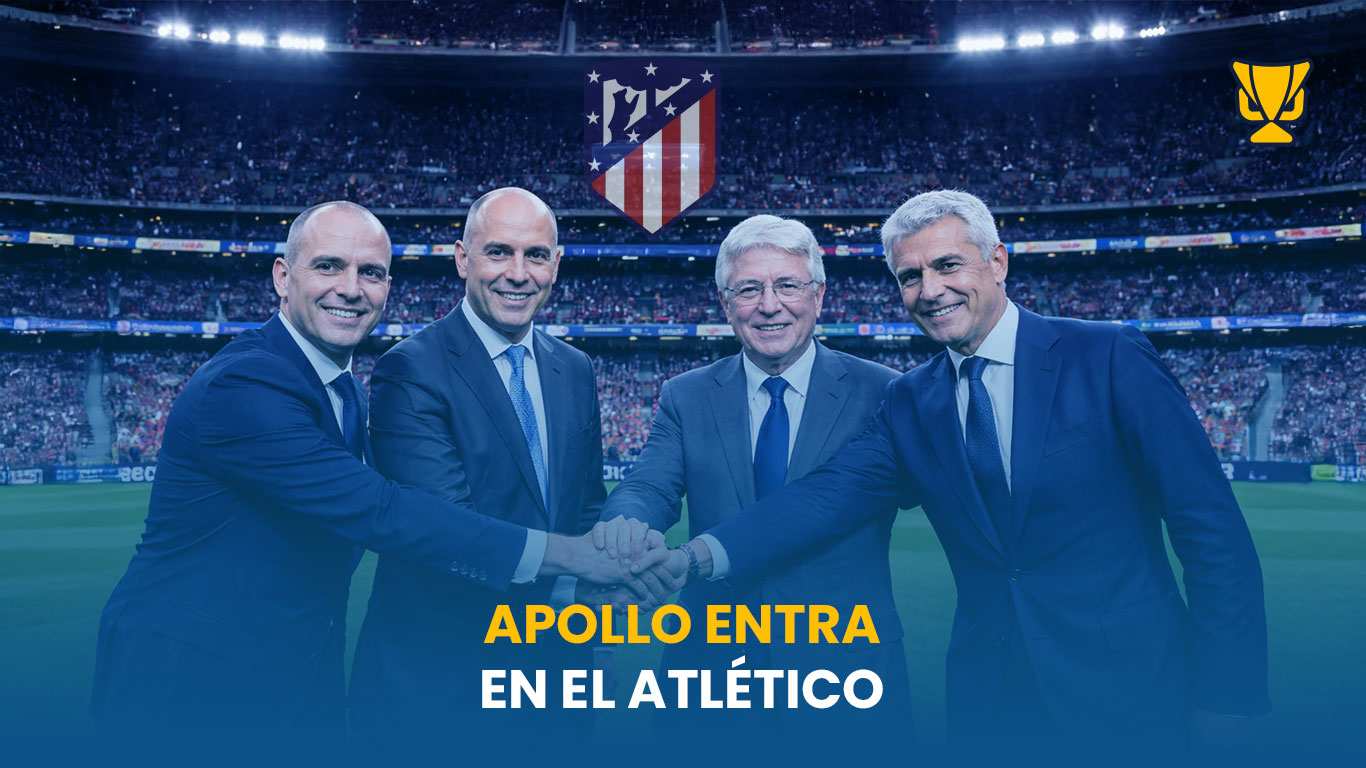 Apollo se convierte en accionista mayoritario del Atlético y activa una ampliación de 100 millones