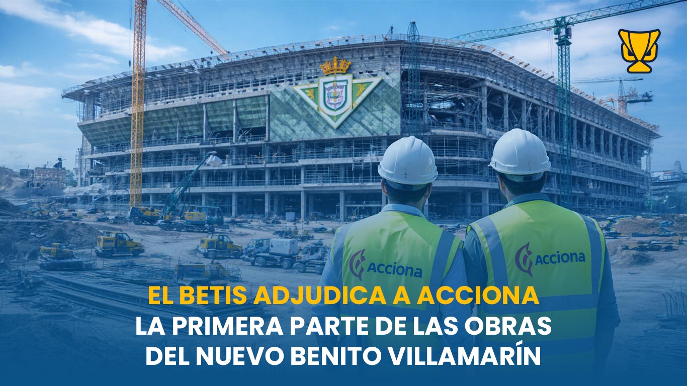 El Betis activa el nuevo Villamarín con Acciona y encara la fase que convertirá el proyecto en obra visible