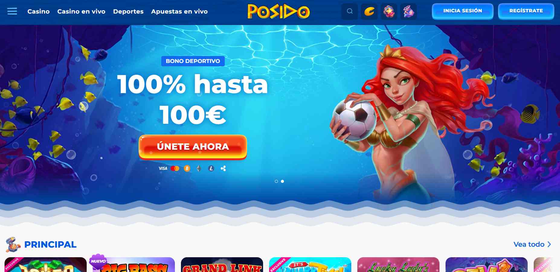 Bonos y promociones de Posido