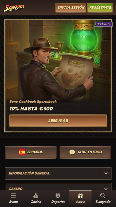 Sankra Bonos y promociones