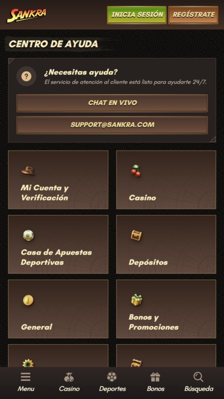 Sankra Atención al cliente