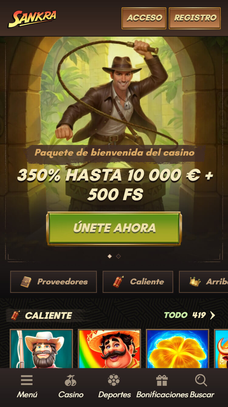 Sankra bono de casino