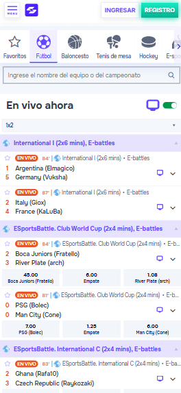 SGCasino apuestas en vivo