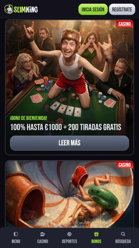 Bonos y promociones en Slimking Casino