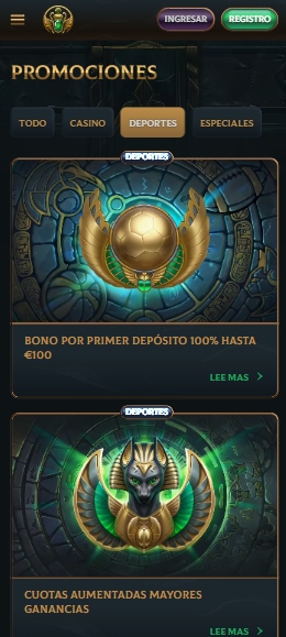 Bonos y promociones de Talismania