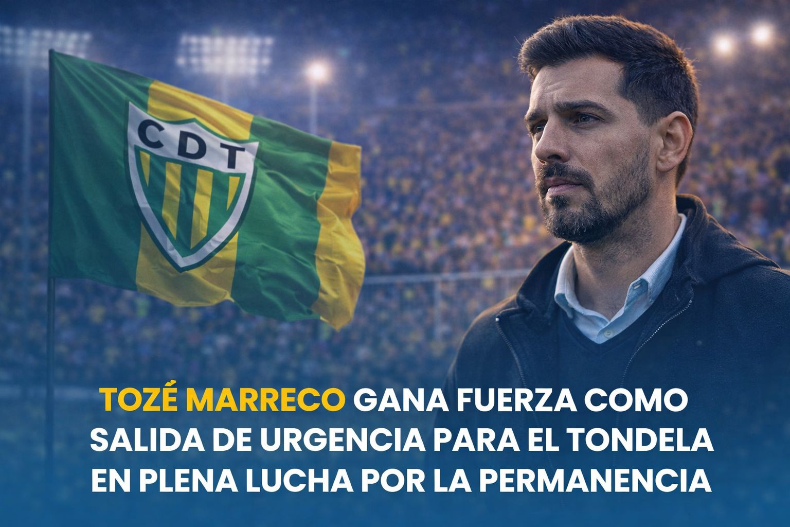 Tozé Marreco gana fuerza como salida de urgencia para el Tondela en plena lucha por la permanencia