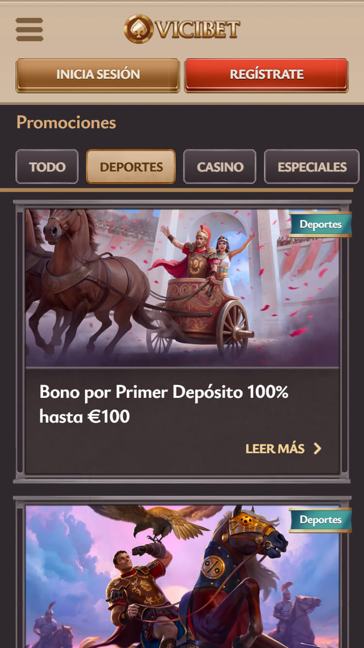 Vicibet apuestas bonos