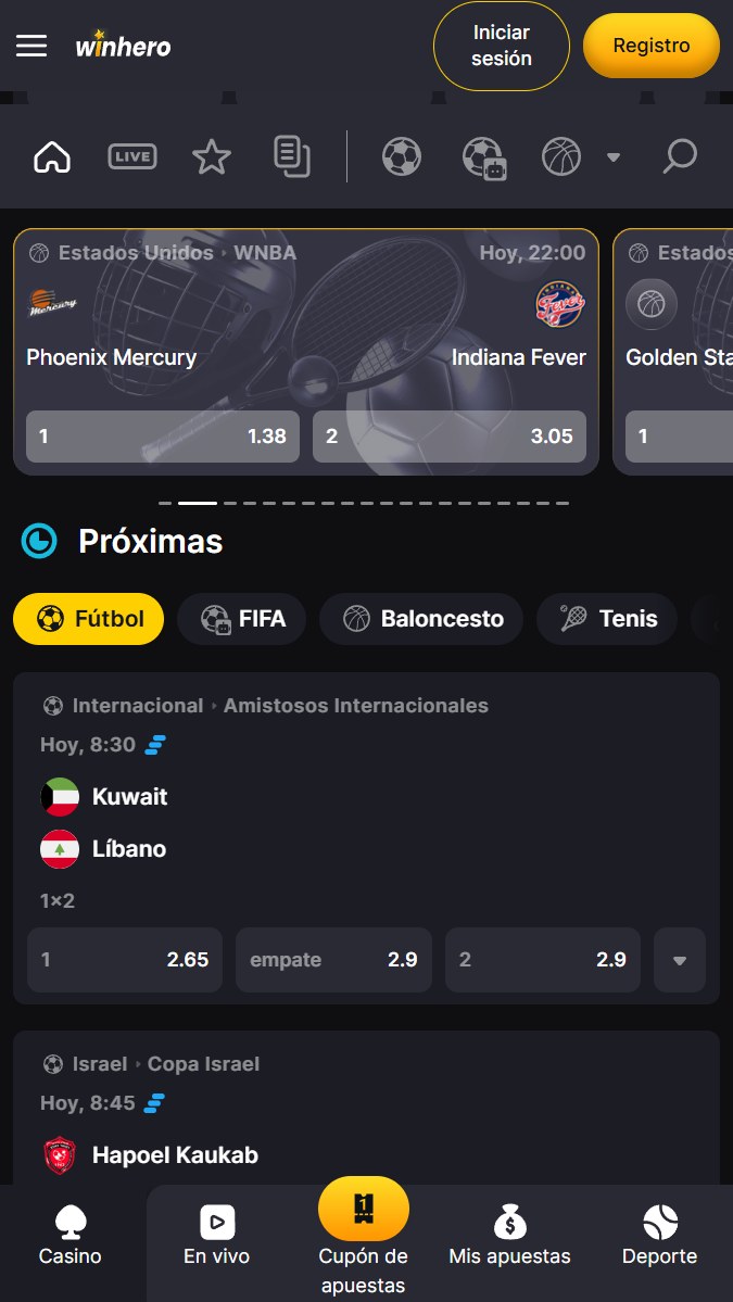 Próximos partidos de fútbol para apostar online