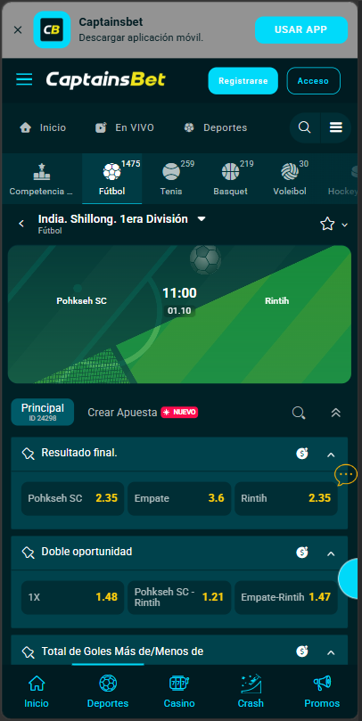 captains bet book live sports