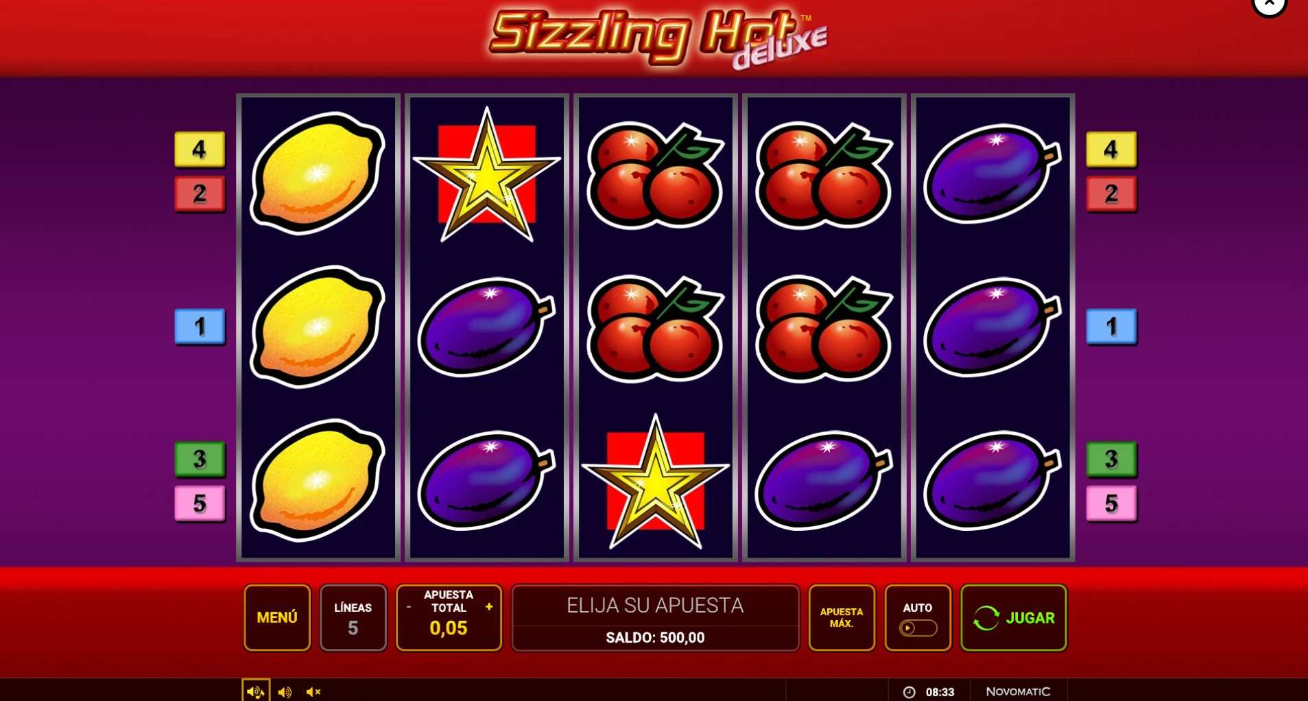 Tragaperra Sizzling Hot Deluxe