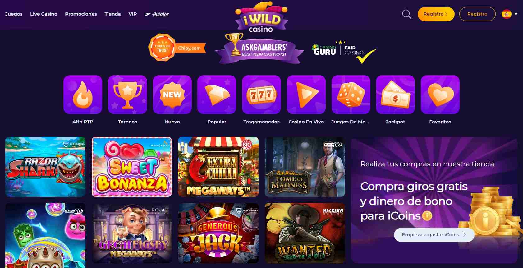 iwild casino España