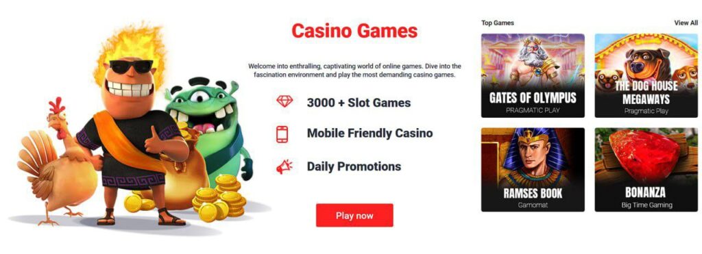 Apostar en el casino 31bet
