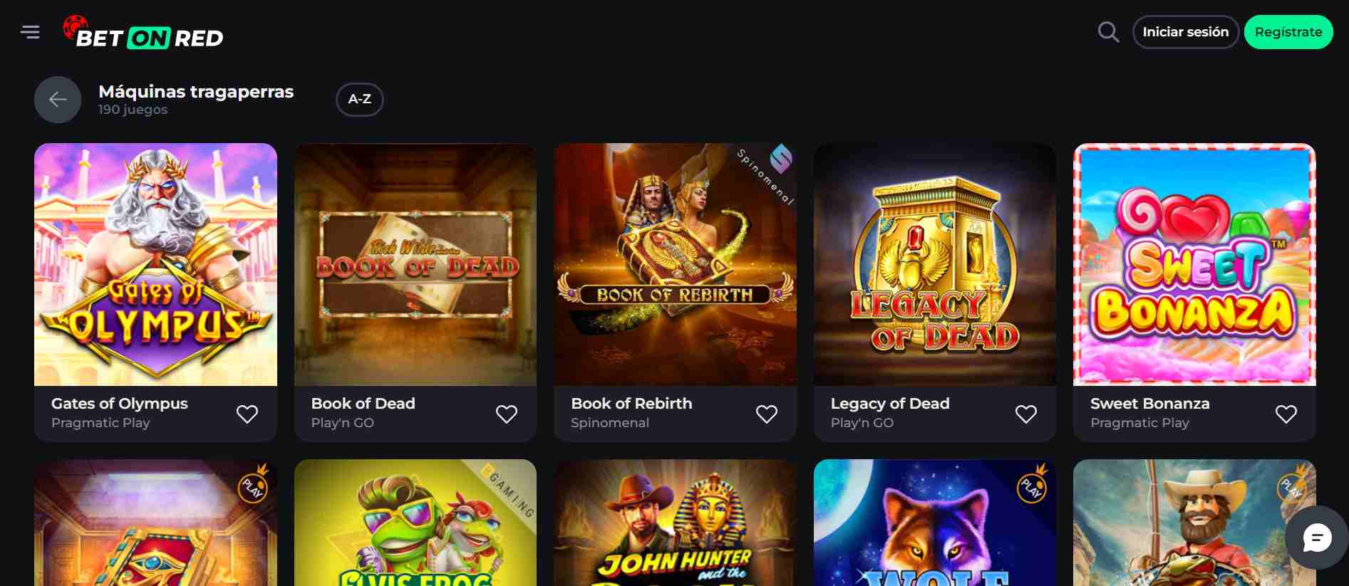 Reseña BetOnRed Casino 