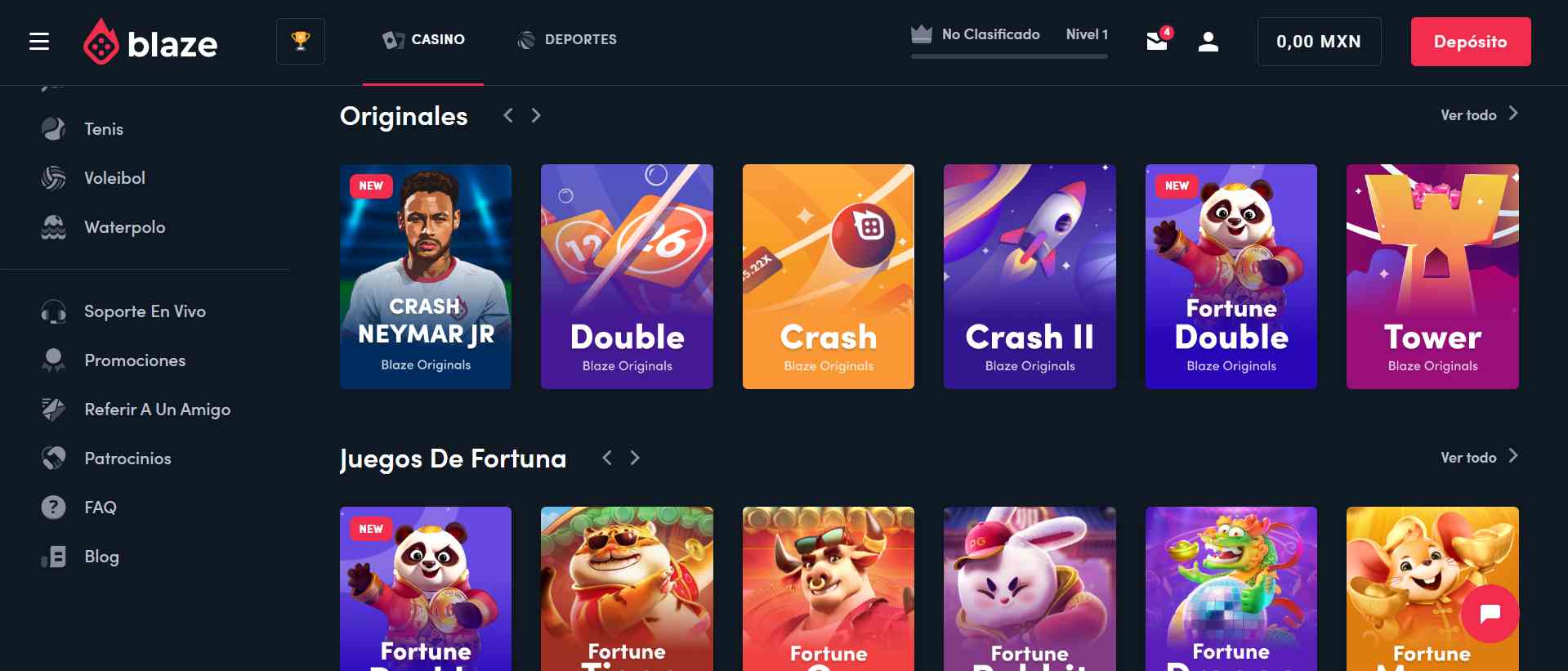 Blaze casino