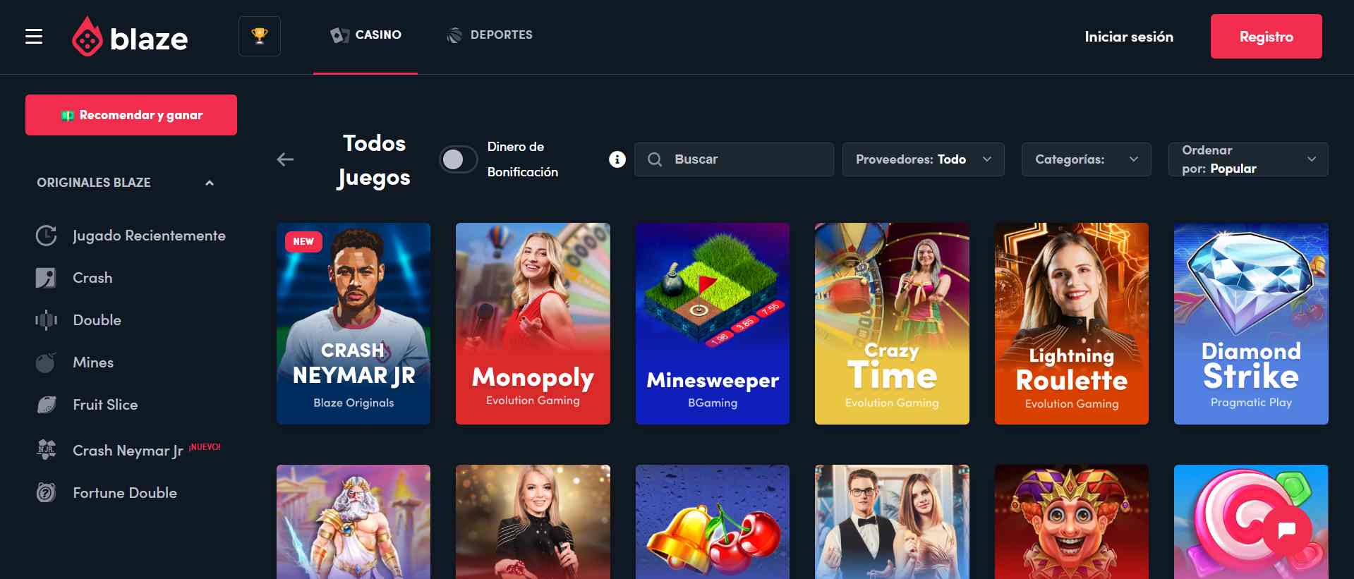 Blaze Casino Perú