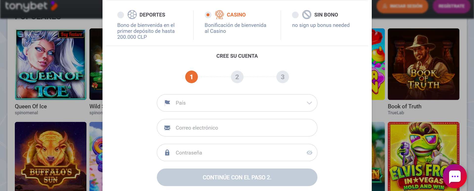 Reseña Tonybet