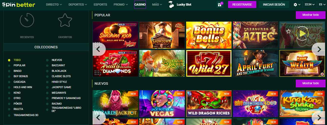 SpinBetter Casino Games, apuestaes.net