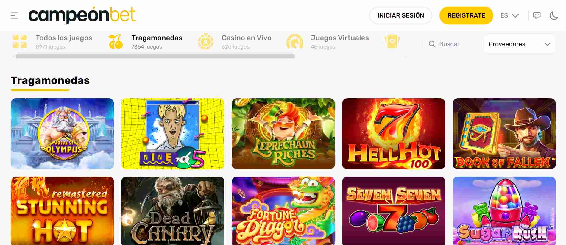 Campeónbet juegos de casino