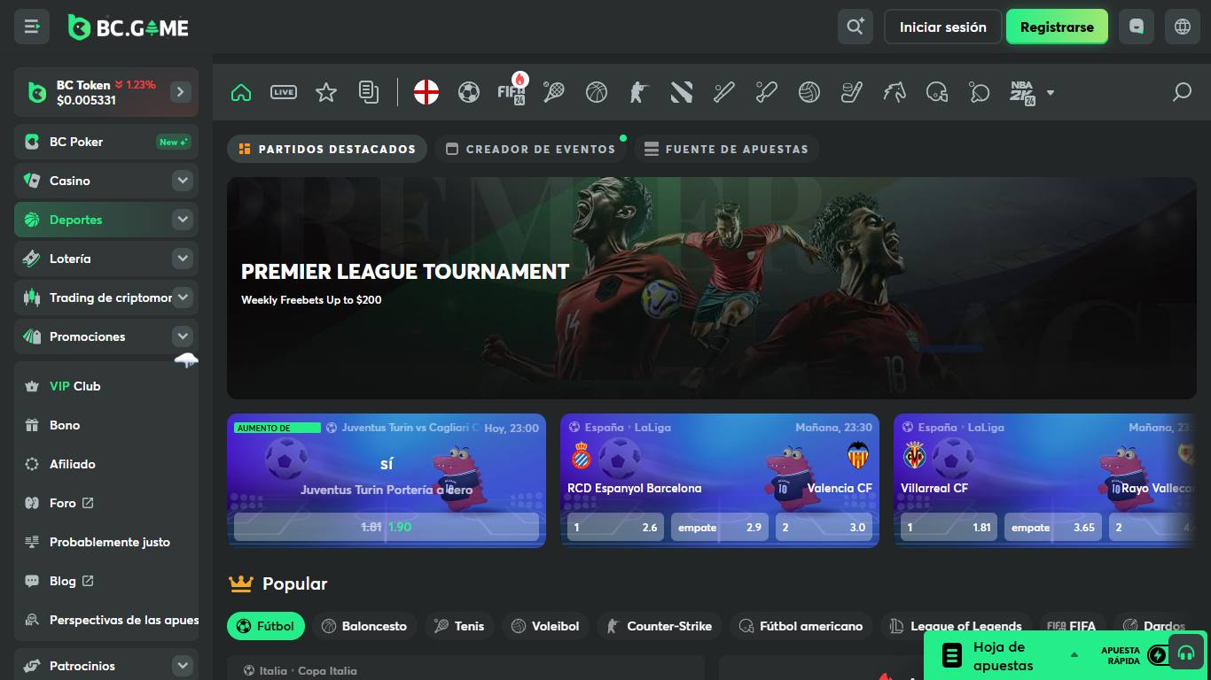 Bc.Game Bookmaker Spain, apuestaes.net