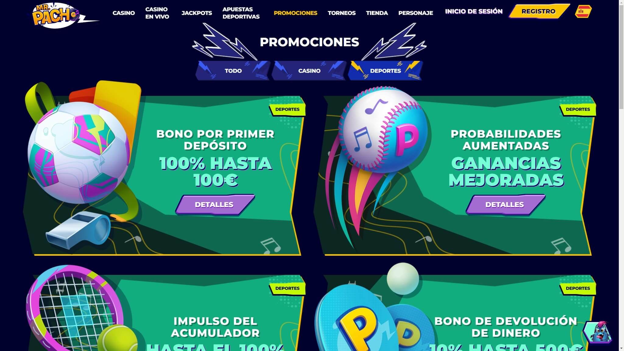 MrPacho Bookmaker Sport Bonuses Spain, apuestaes.net